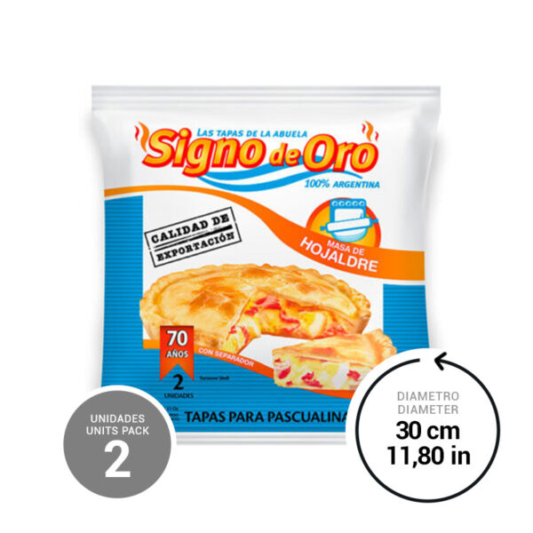 Pascualina Hojaldre Signo de Oro 30 X 400 GMS