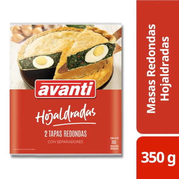 AVANTI TAPA  HOJALDRE 16 X 12 X 350 GMS