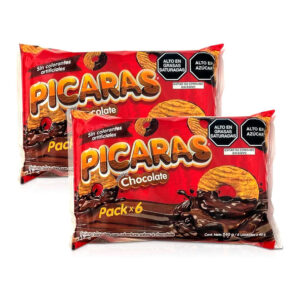 PICARAS GALLETAS  8 X 6 X  240 GMS.