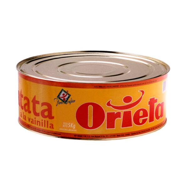 LATA DE DULCE BATATA ORIETA  1 X 5 KG.